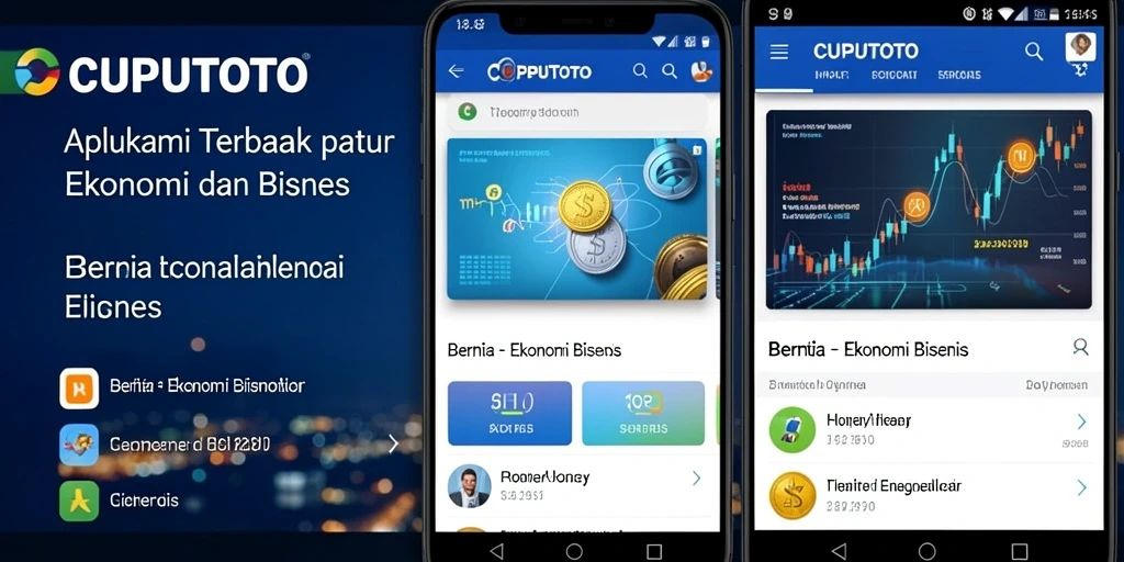 Tampilan antarmuka aplikasi CUPUTOTO yang menarik dan informatif.
