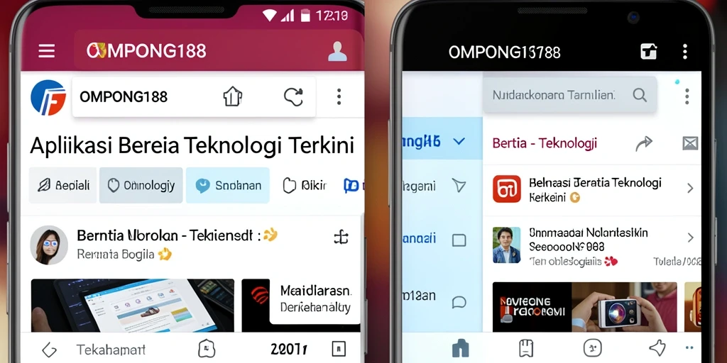 Tampilan antarmuka OMPONG188 yang modern dan intuitif.