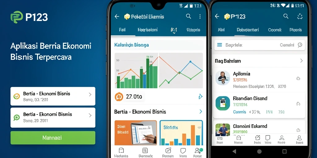 Tampilan antarmuka aplikasi PP123 yang informatif dan mudah dinavigasi.