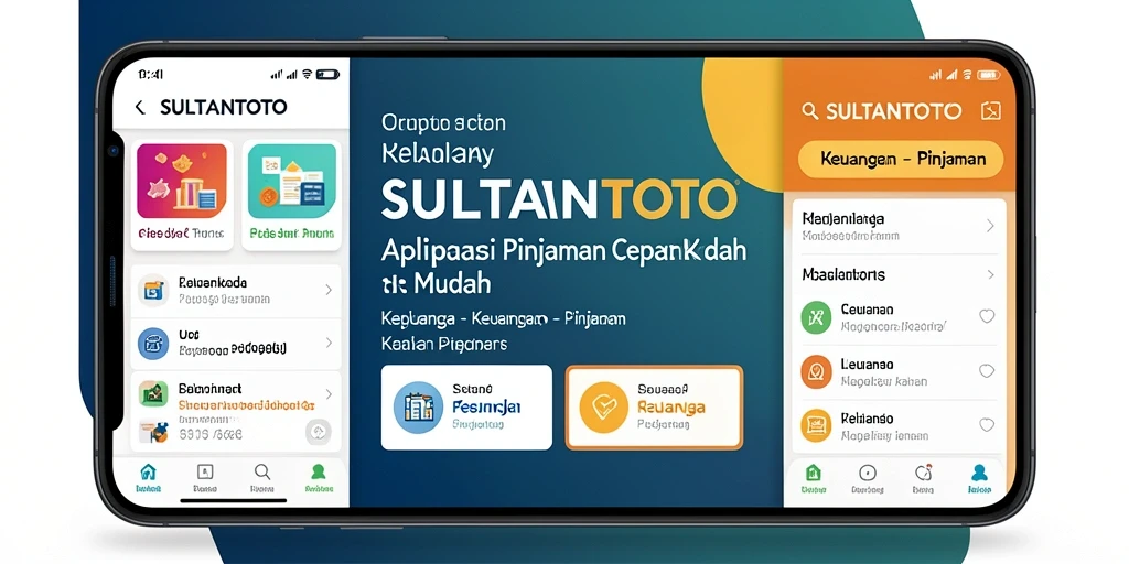 Tampilan antarmuka SULTANTOTO yang modern dan user-friendly.